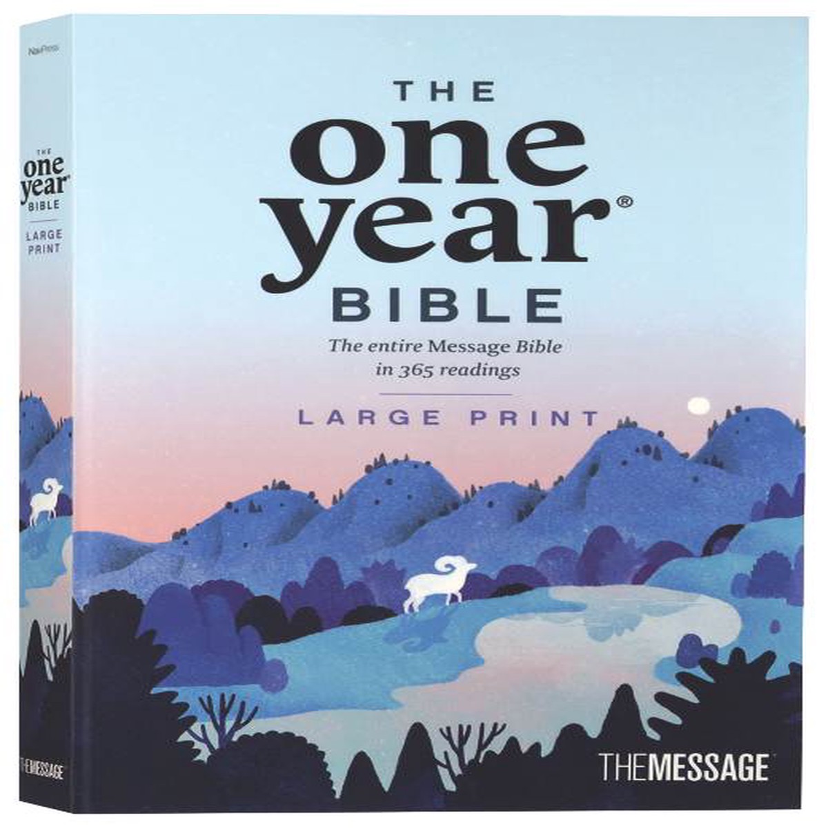 Message One Year Bible Large Print Thinline Edition