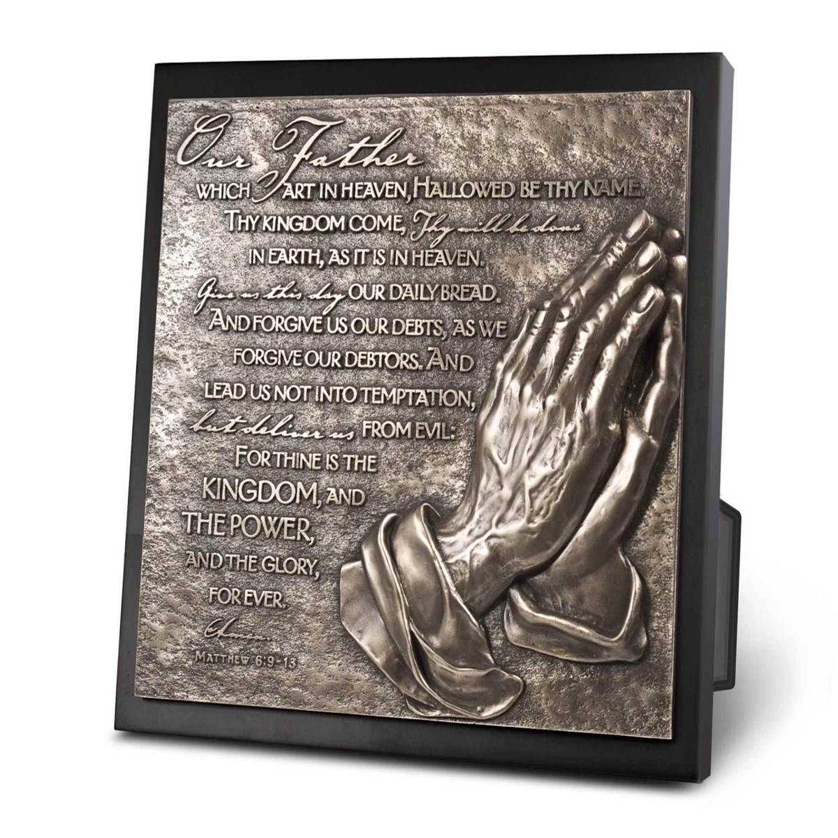 Tabletop Plaque: The Lords Prayer Hands