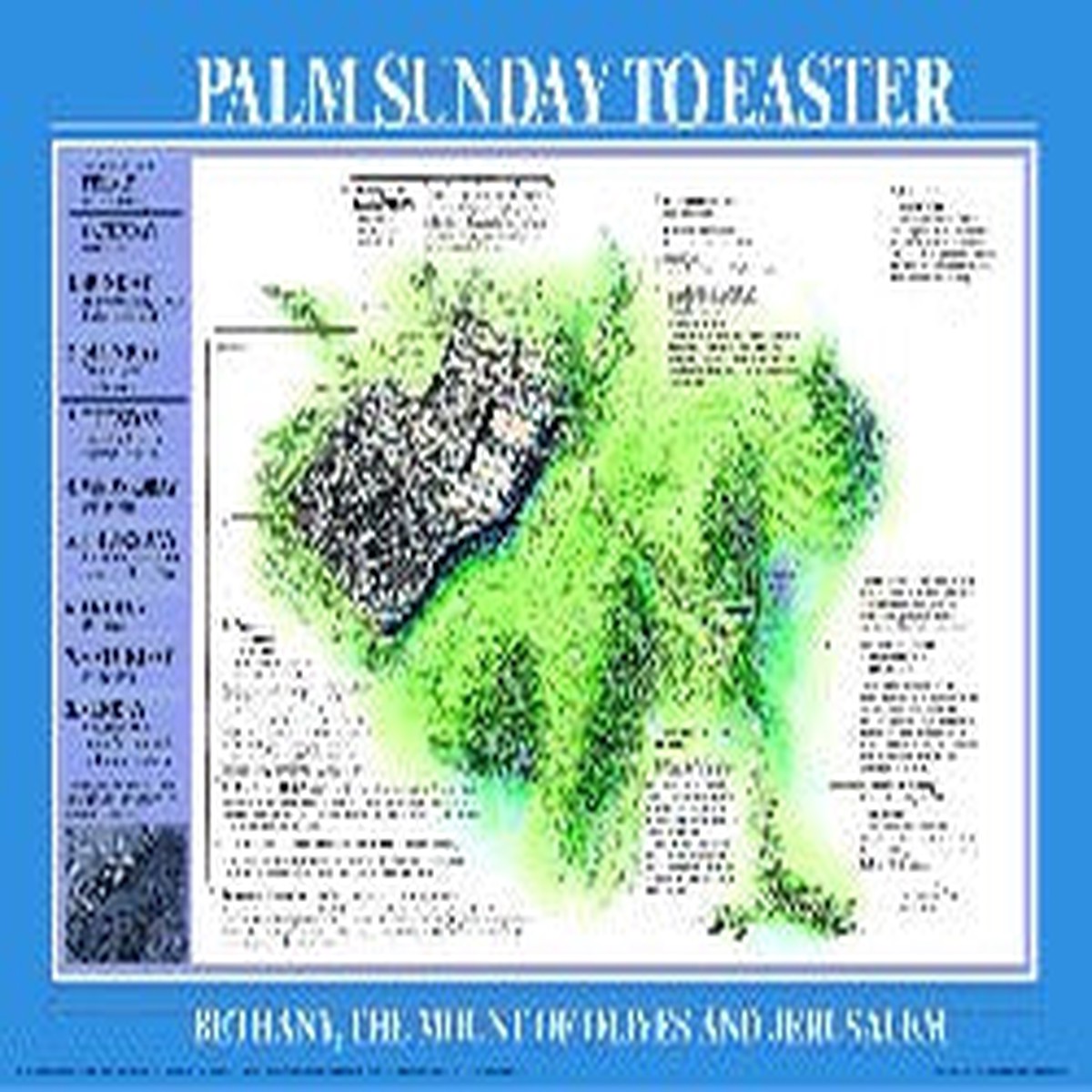 Wall Chart: Palm Sunday to Easter