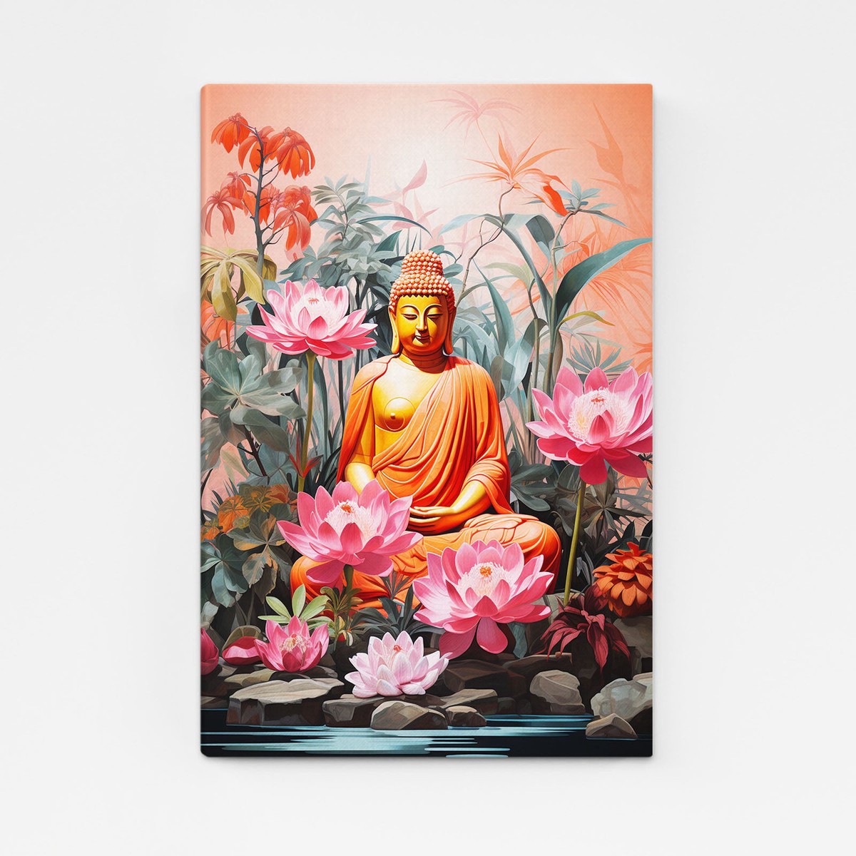 Buddha Wall Art Abstract