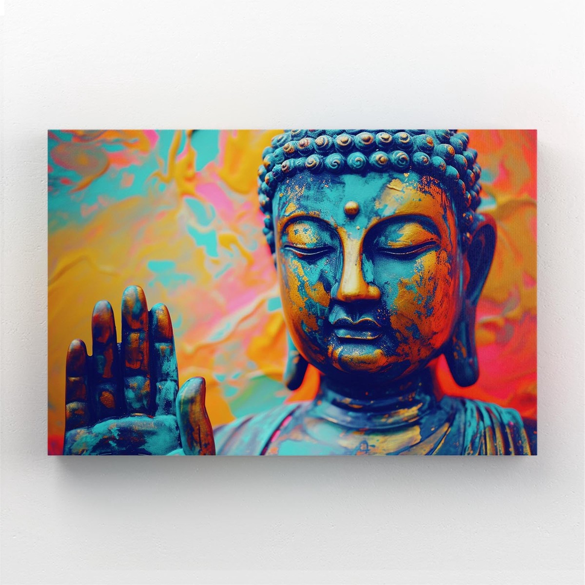 Large Face Buddha Wall Art