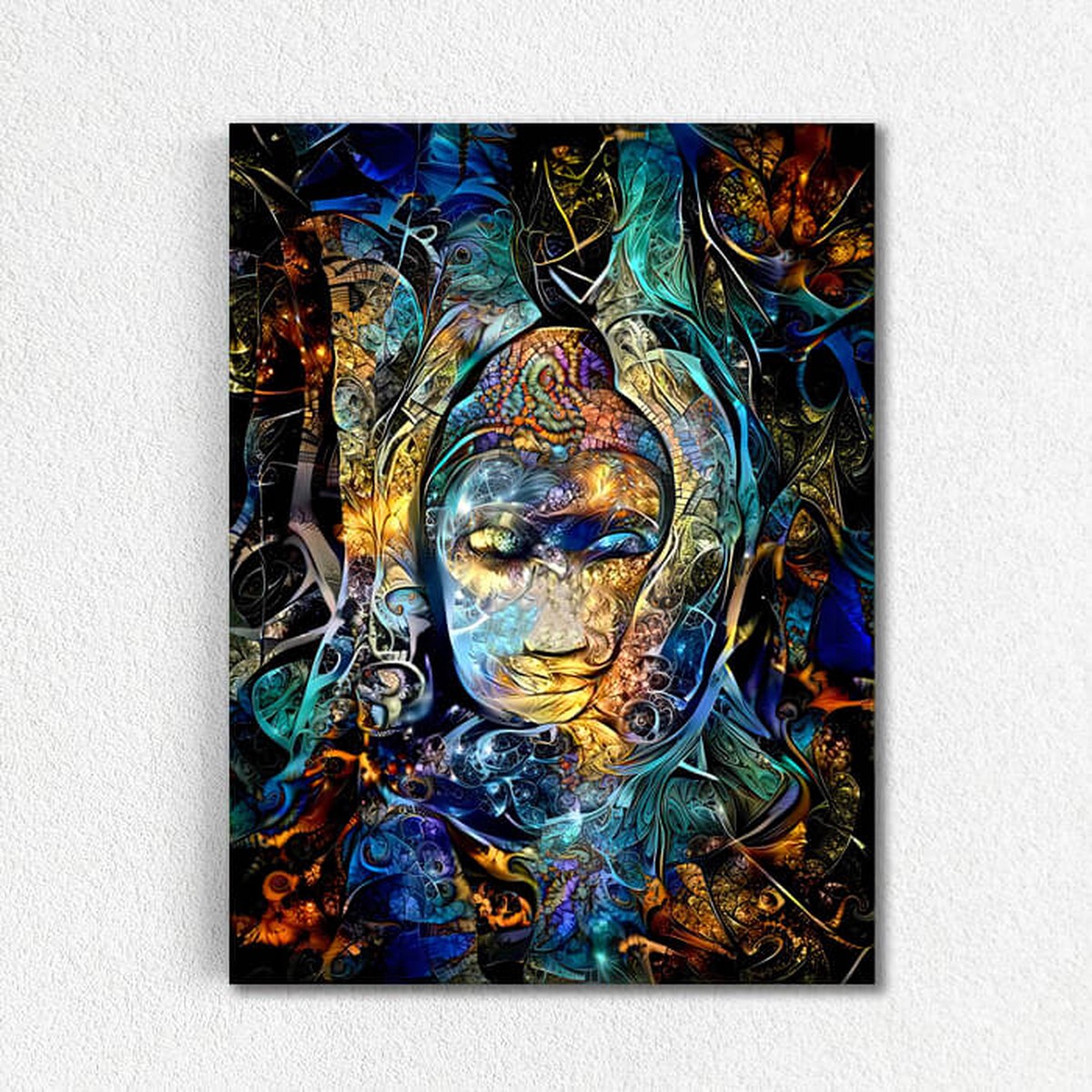 Psychedelic Buddha Canvas