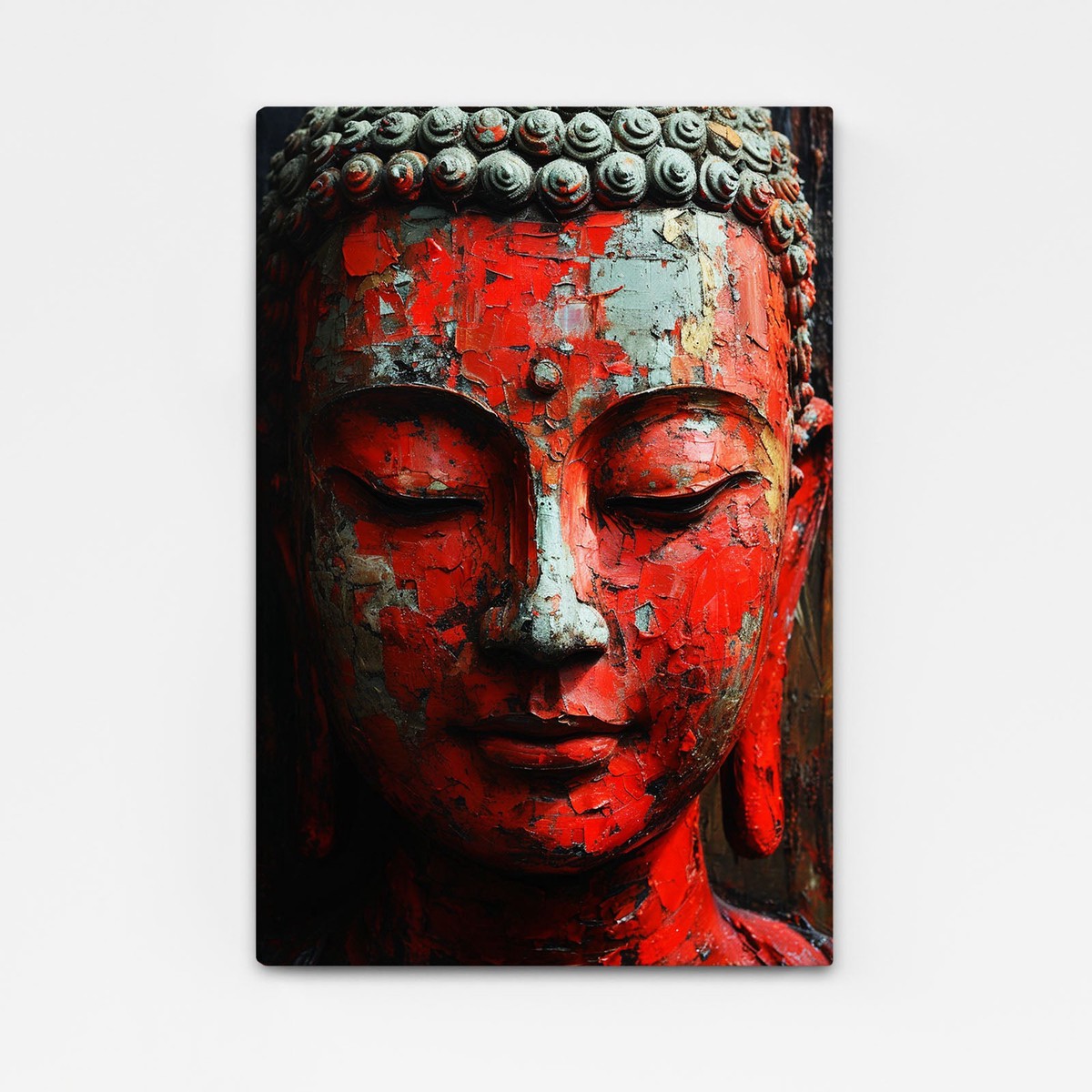 Red Buddha Wall Art