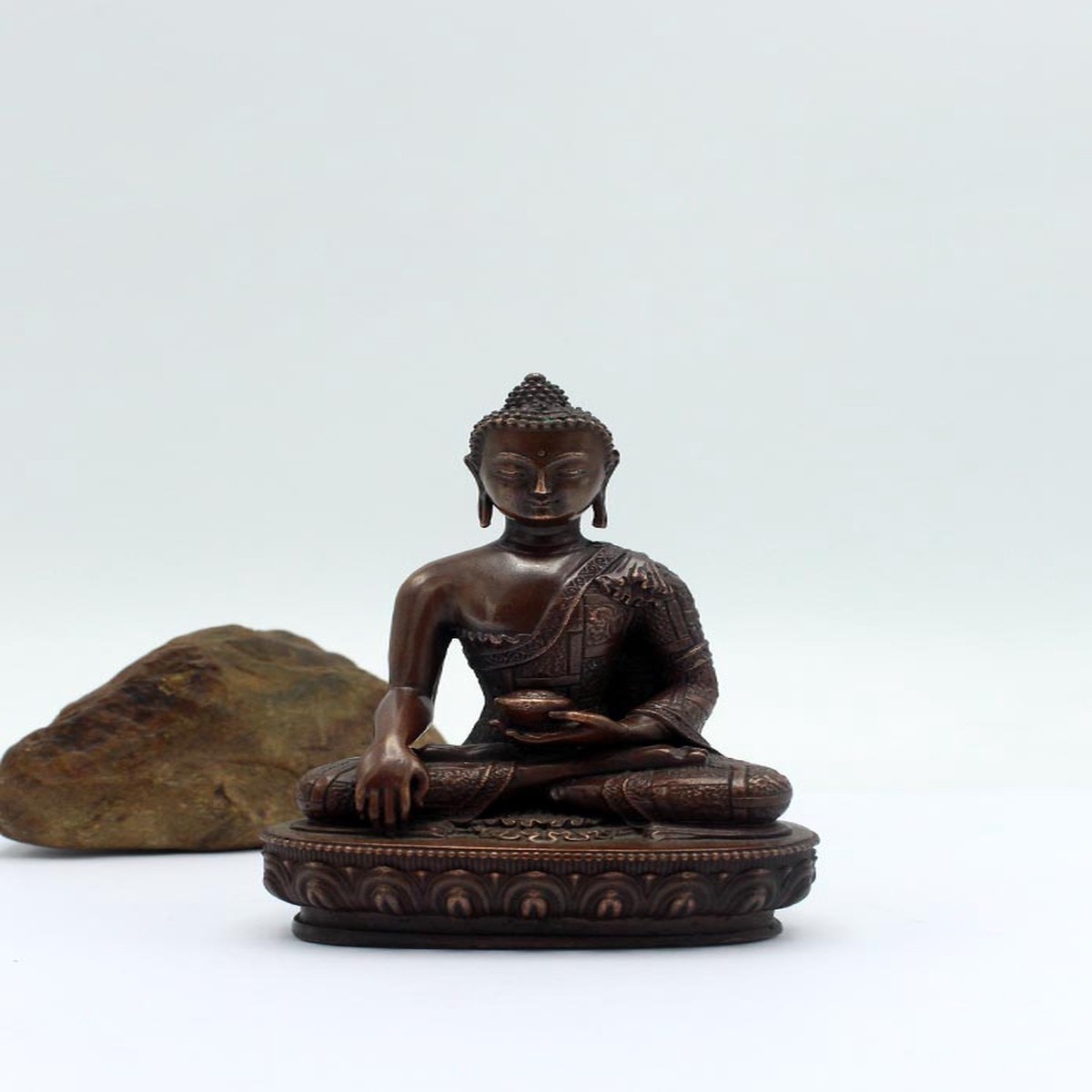 Copper Shakyamuni Statue 4 Inch