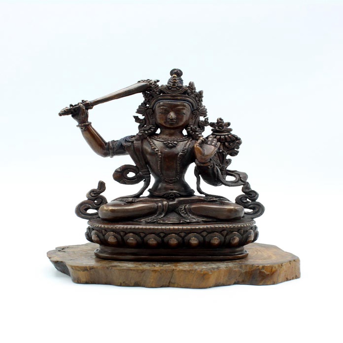 Copper Manjushree Statue