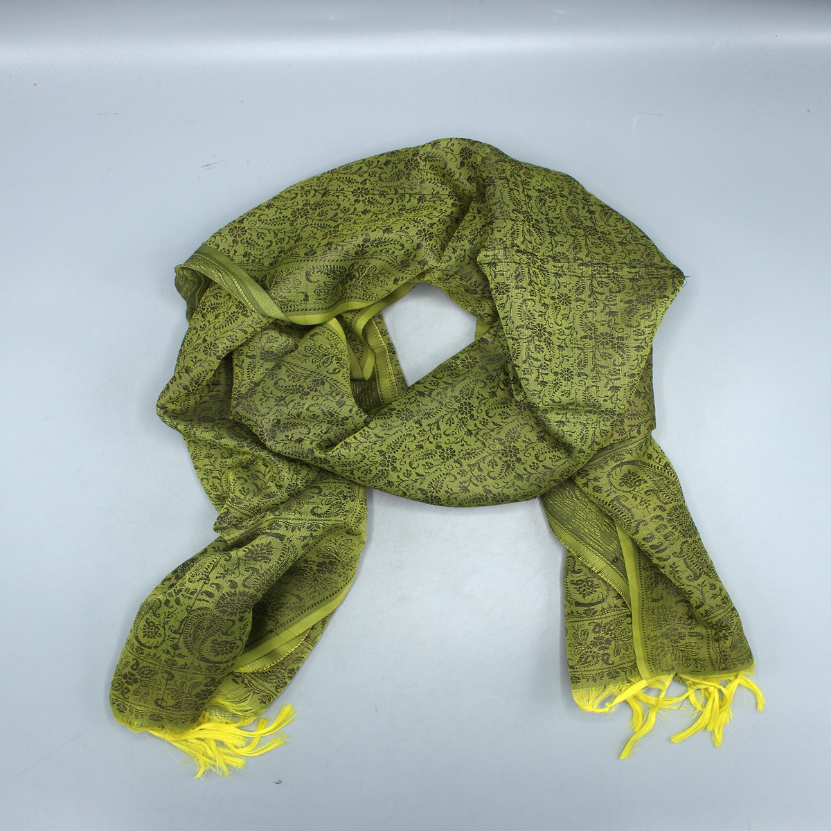 New Arrival Silk Mixed Polyester Dark Mixed Colored Shawls