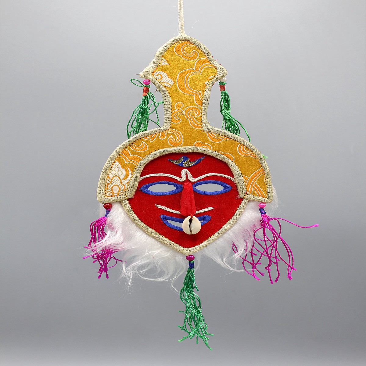 Brocade Face Mask Wall Hanging