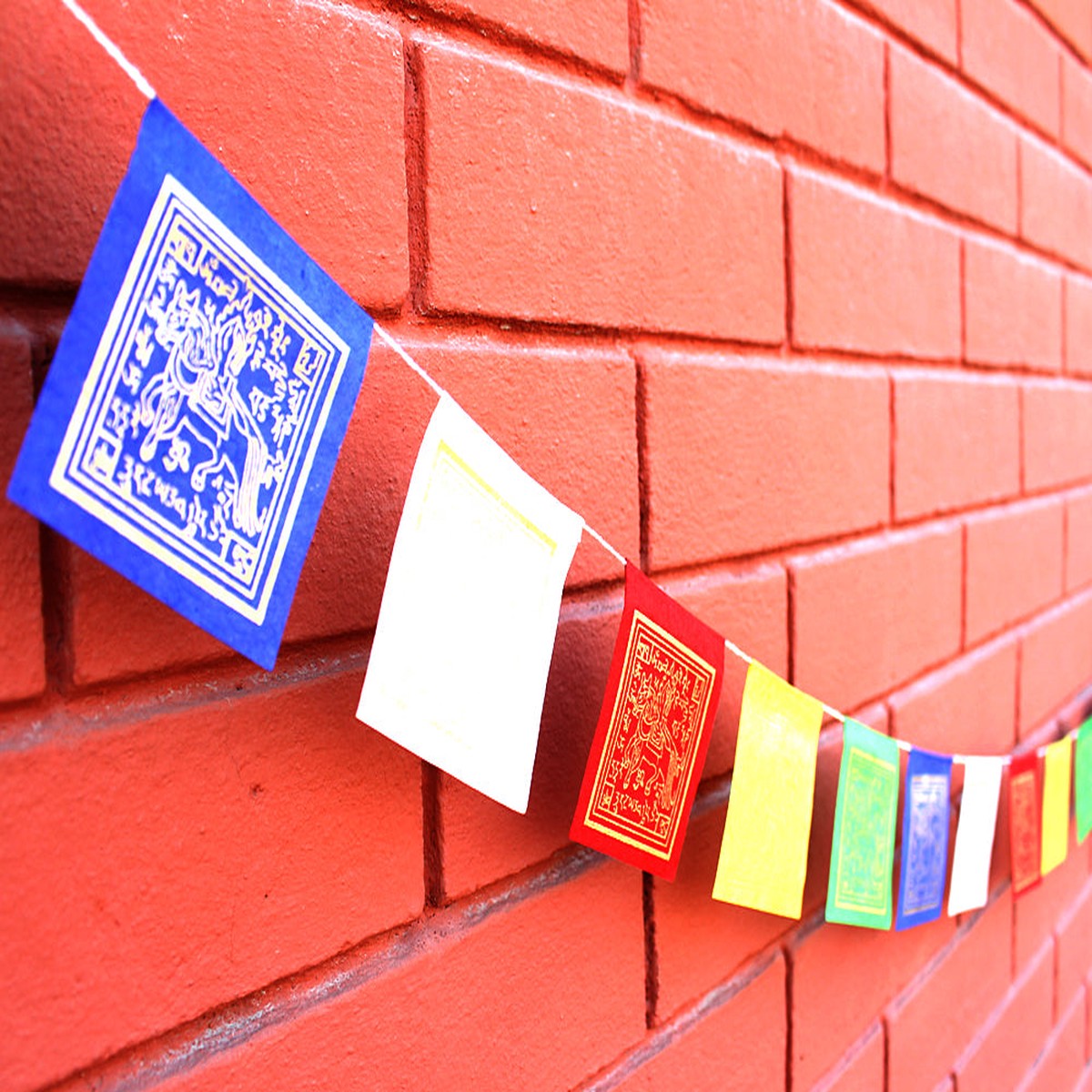 Tibetan Wind horse Mini Prayer Flags