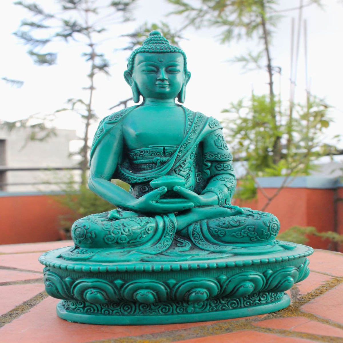 Amitabha Turquoise Buddha Statue
