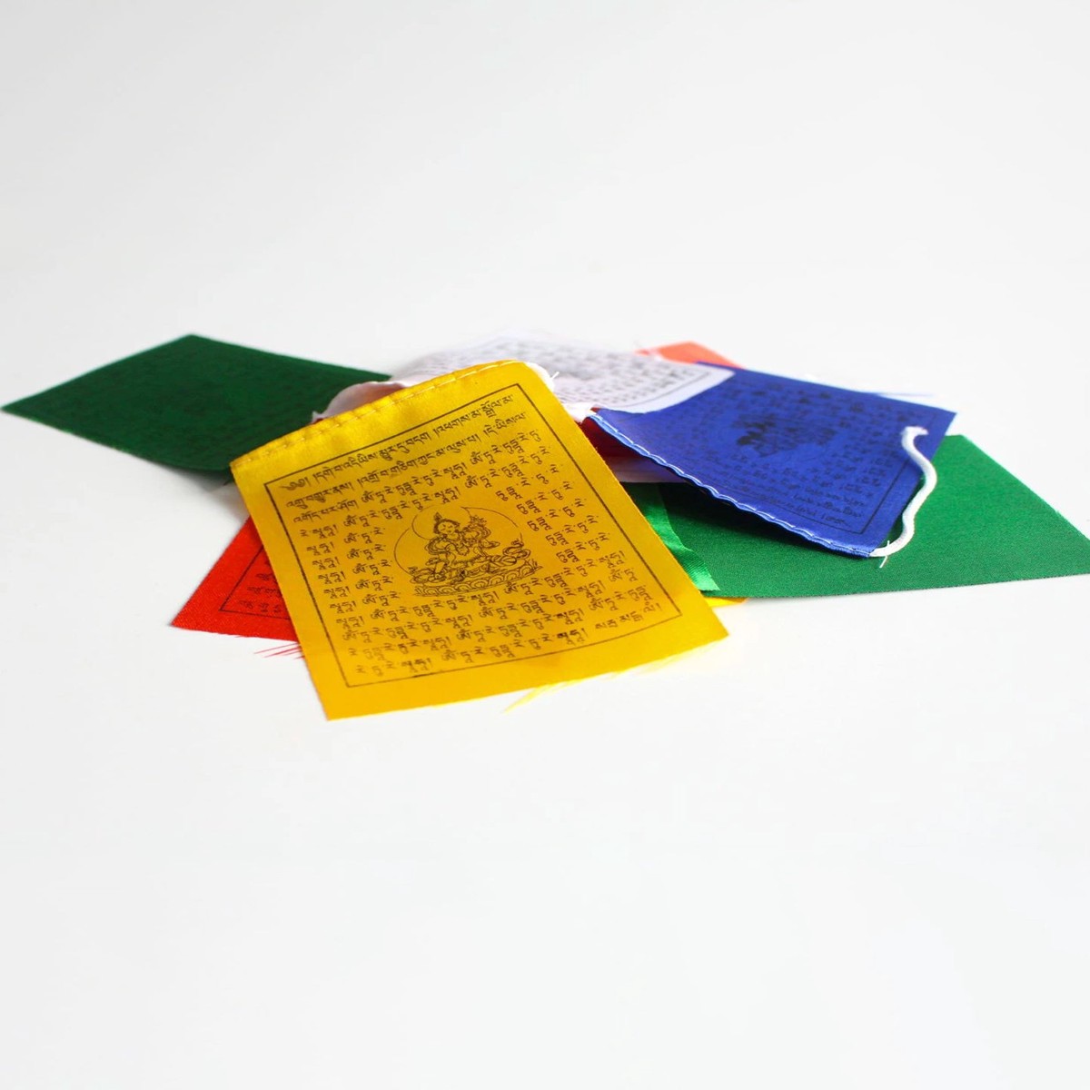 White Tara Mini Prayer Flags