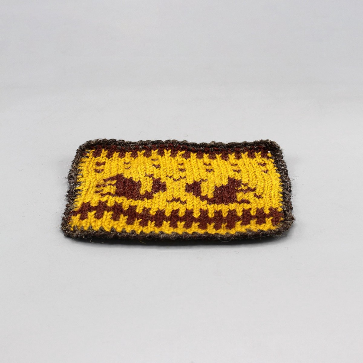 Squirrel Knitted Soft Woolen Placemat