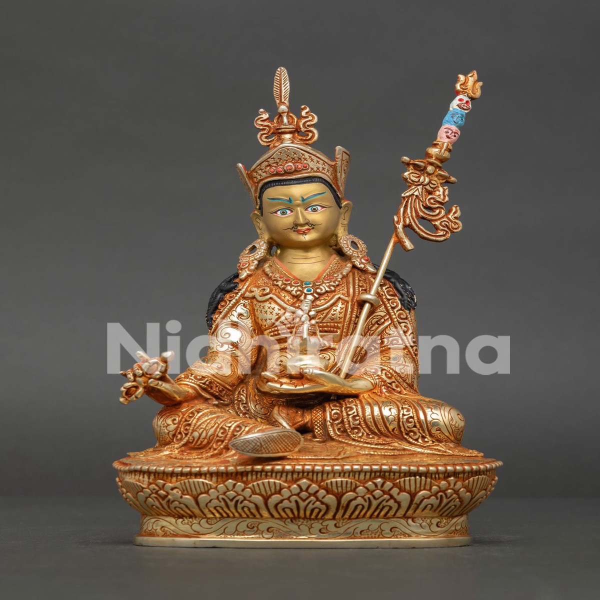 Guru Rinpoche Statue | Authentic Newari Artwork