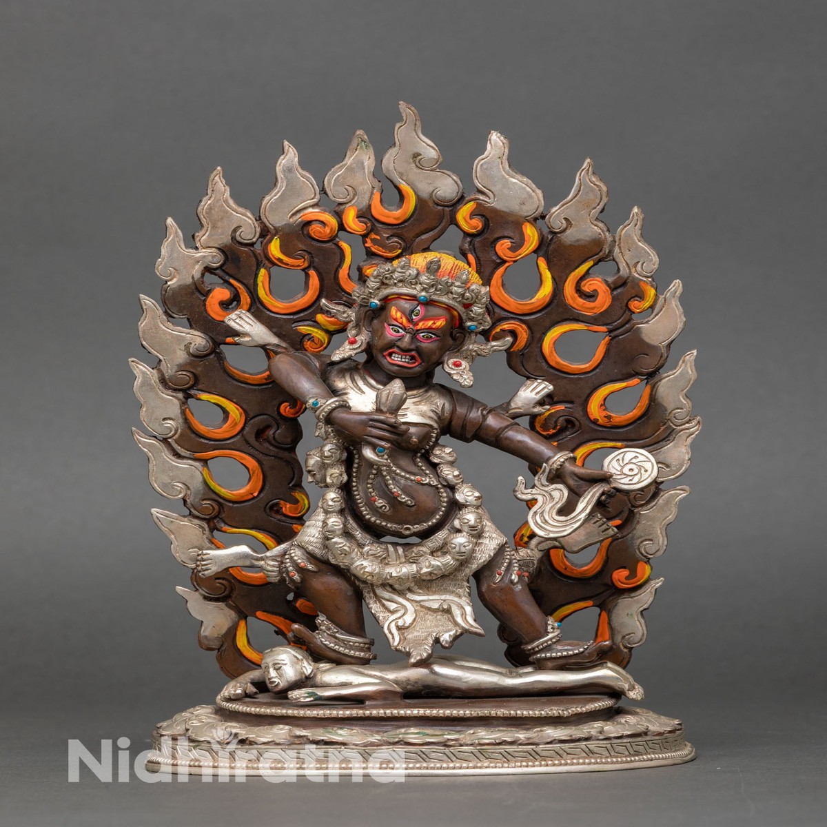 Drogdze Wangmo Statue | Wrathful Female Protector Deity