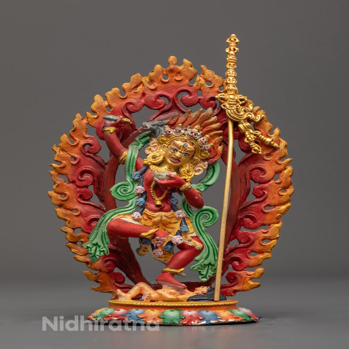 Machine-Made Colored Dorje Phagmo Statue