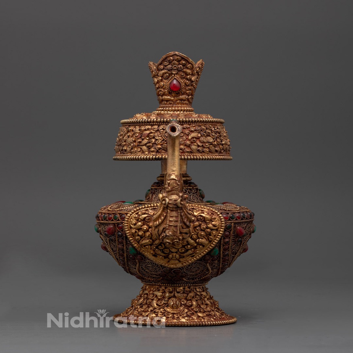 Tibetan Bhumba Water Offering Vase