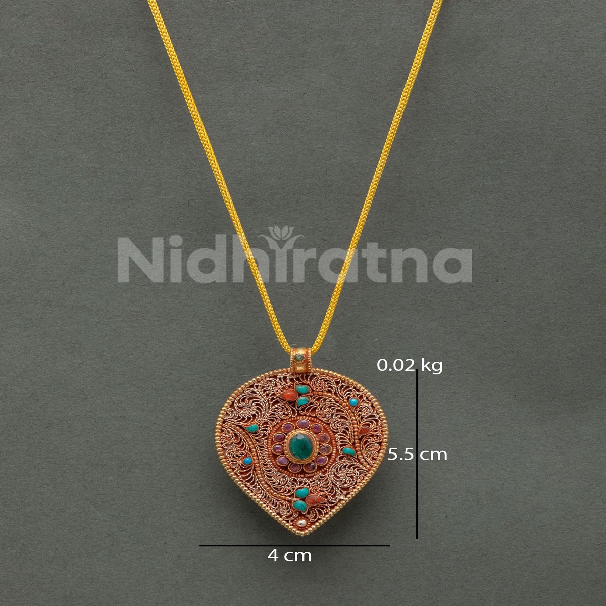 Leaf Locket | Timeless Newari Art & Craftsmanship