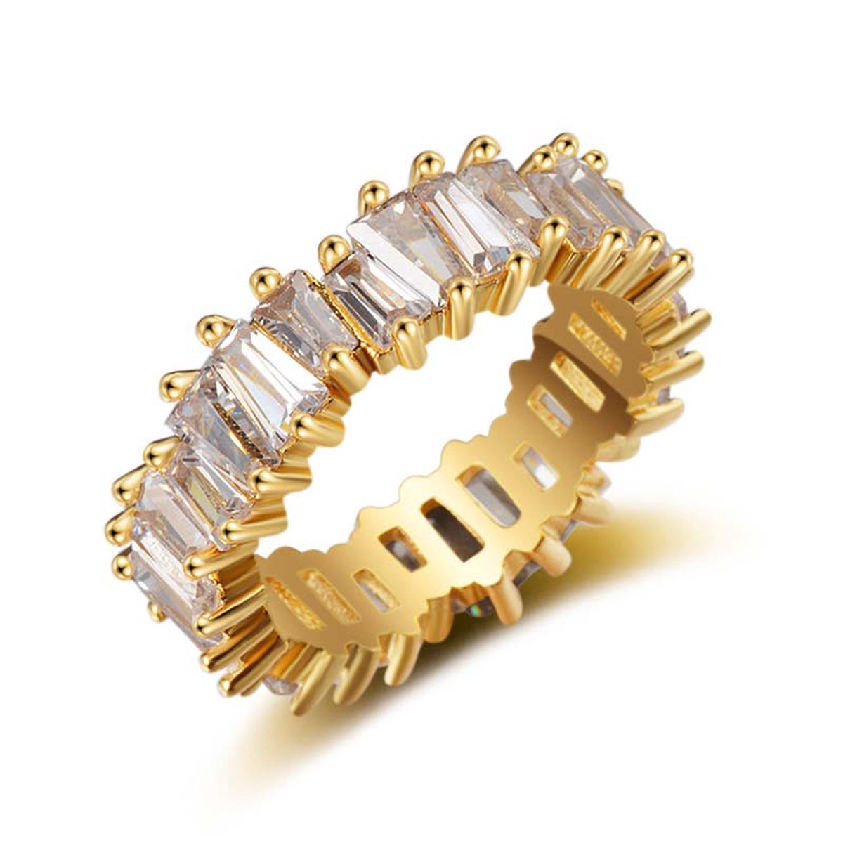 Simple Brass Ring with pattern, symbolizing wealth.