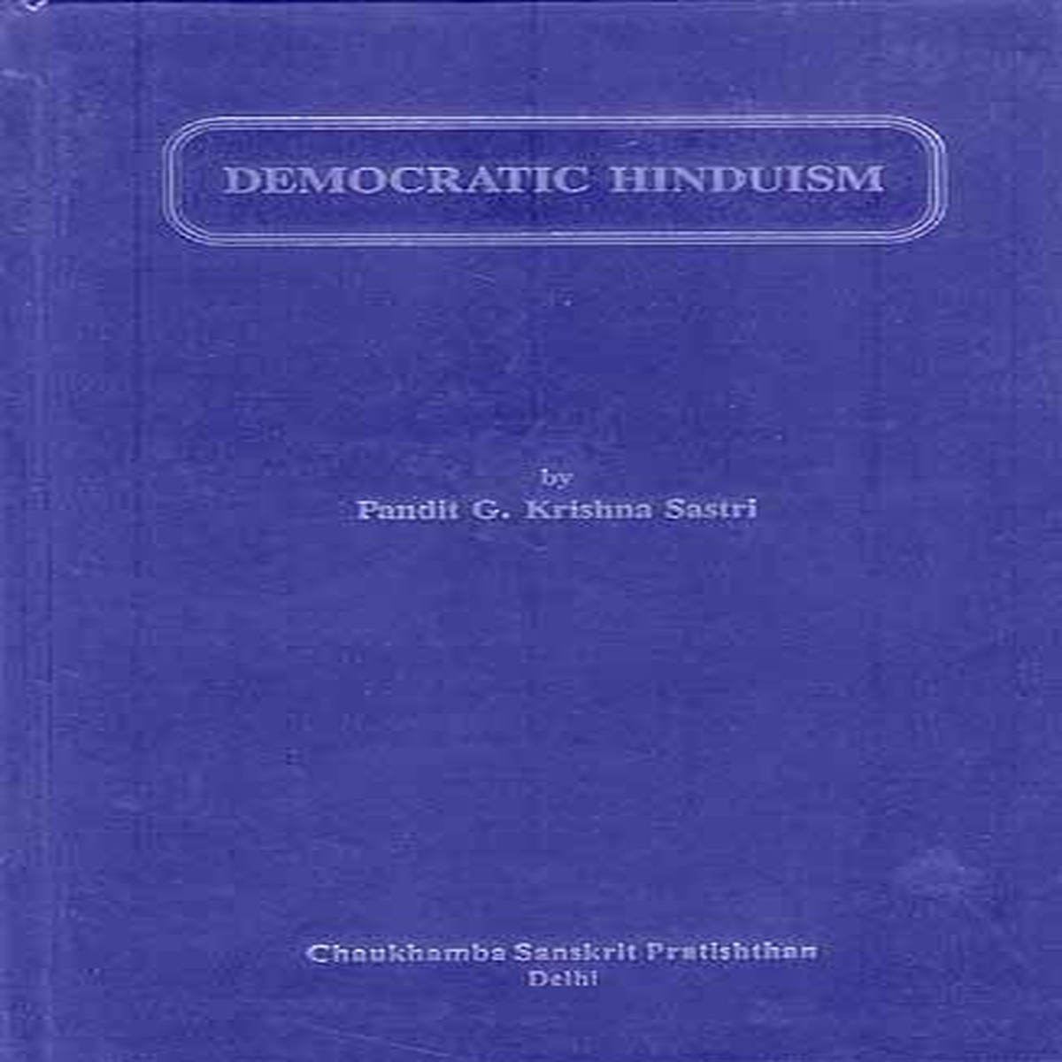 DEMOCRATIC HINDUISM