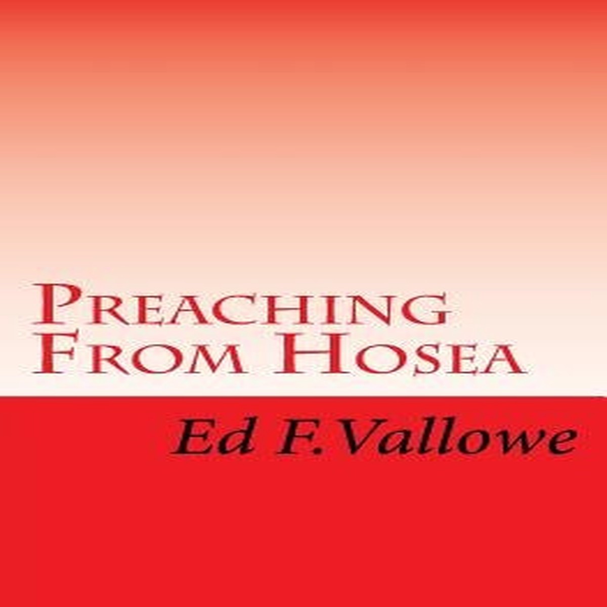 Preaching From Hosea